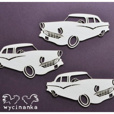 Tekturka Wycinanka Twist - Samochody, 3szt